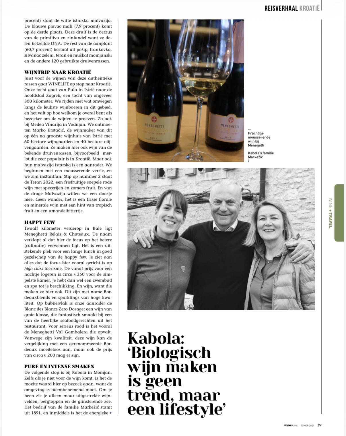 Reportage in Winelife