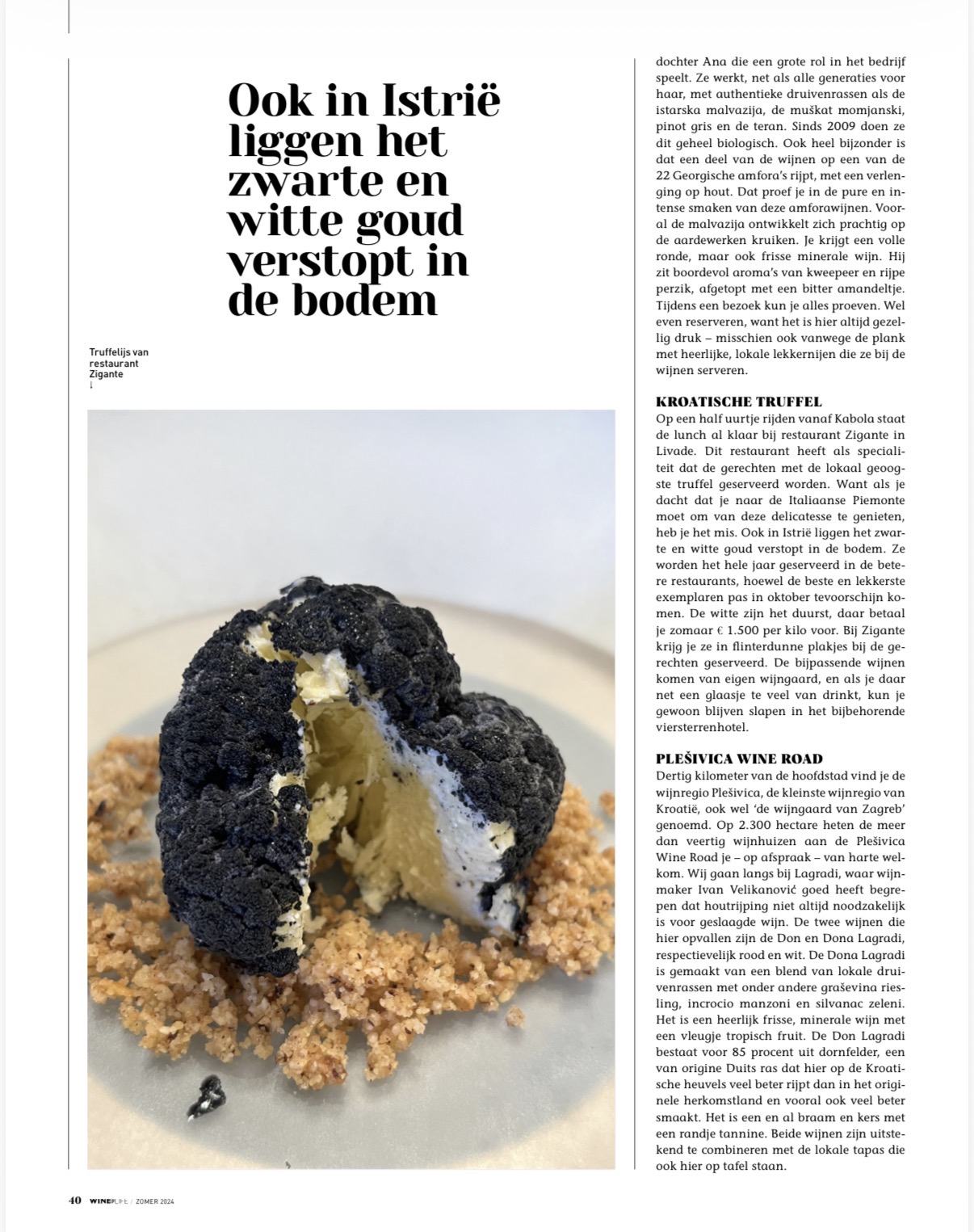 Reportage in Winelife